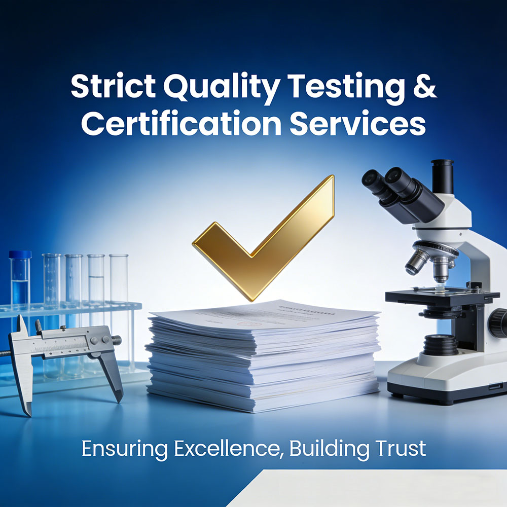 Strict Quality Testing & Certification Services